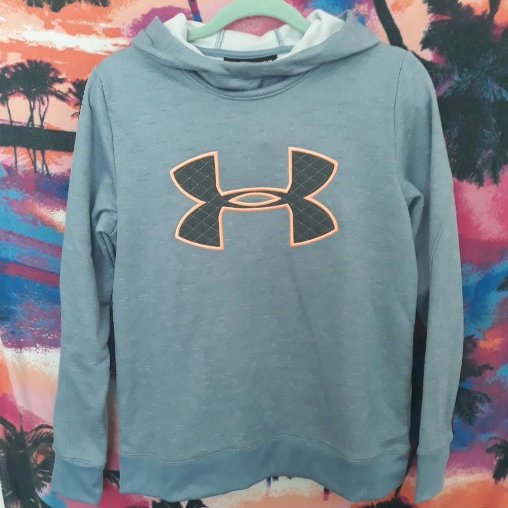 ☆NWT Grey/Blue Under Armor Hoodie☆
